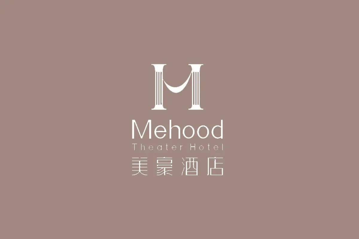 Mehood美豪酒店品牌反白LOGO