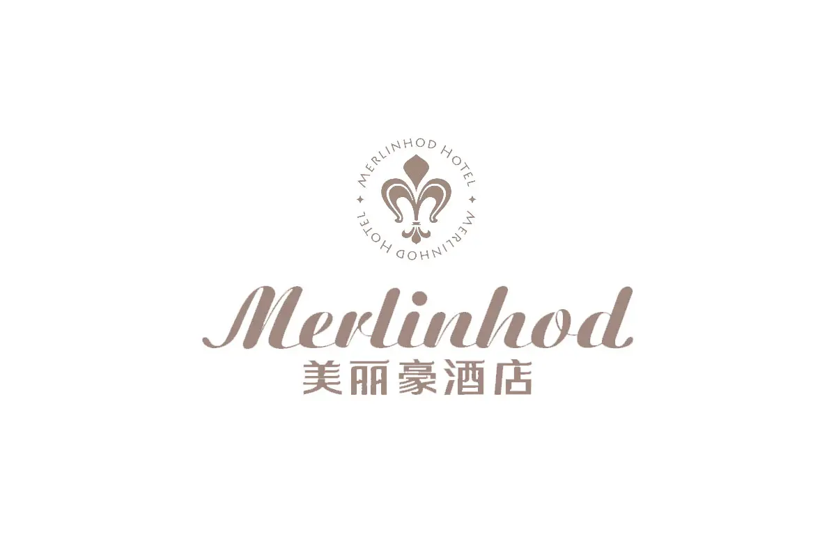 Merlinhod美丽豪酒店品牌LOGO设计案例-酒店行业标志设计方案