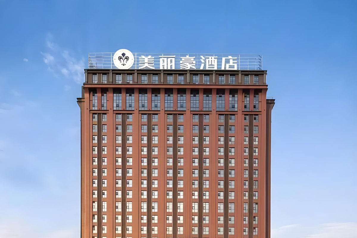 Merlinhod美丽豪酒店标志设计含义及酒店品牌设计理念