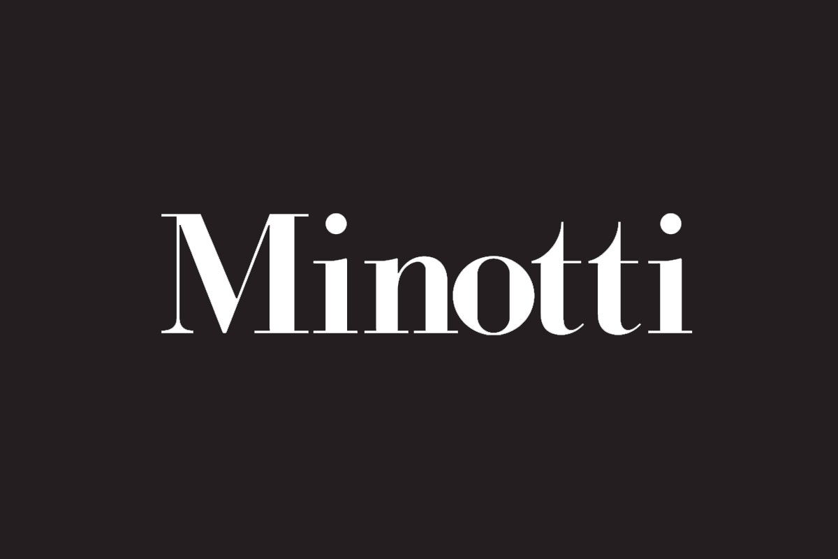 Minotti反白logo