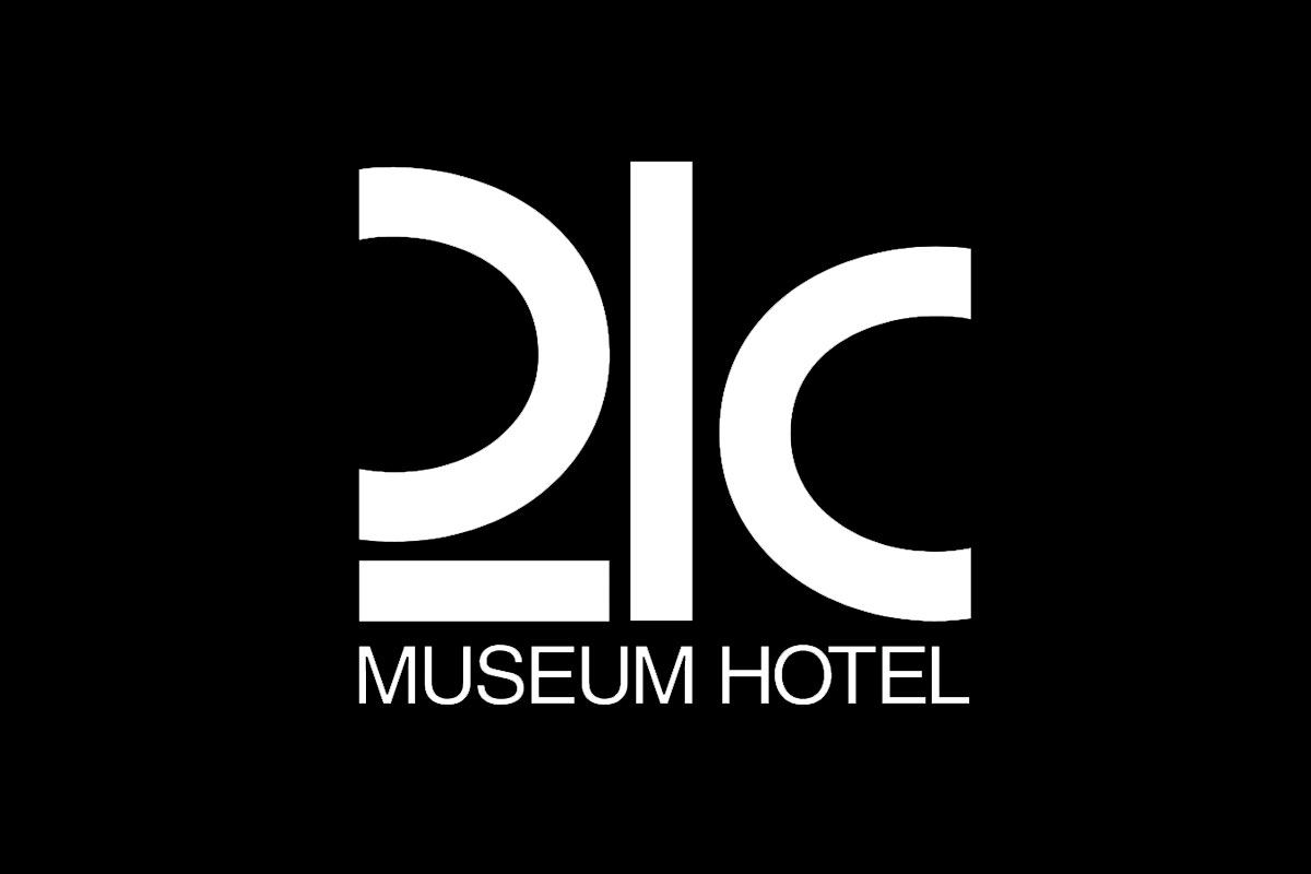 21c Museum酒店品牌反白LOGO