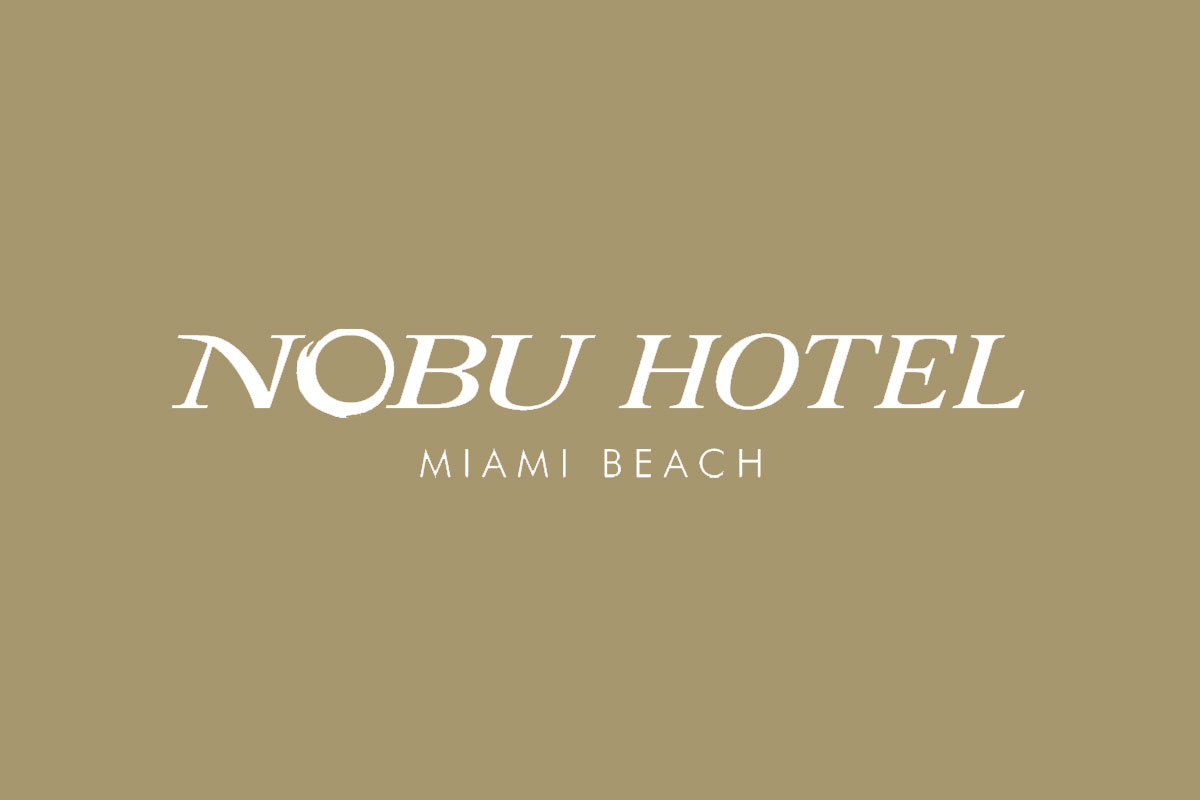 Nobu酒店品牌反白LOGO