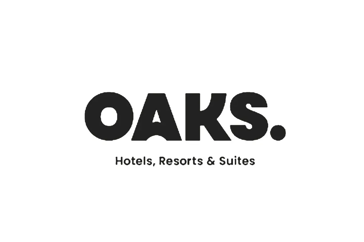 OAKS盛橡酒店品牌LOGO设计案例-酒店行业标志设计方案