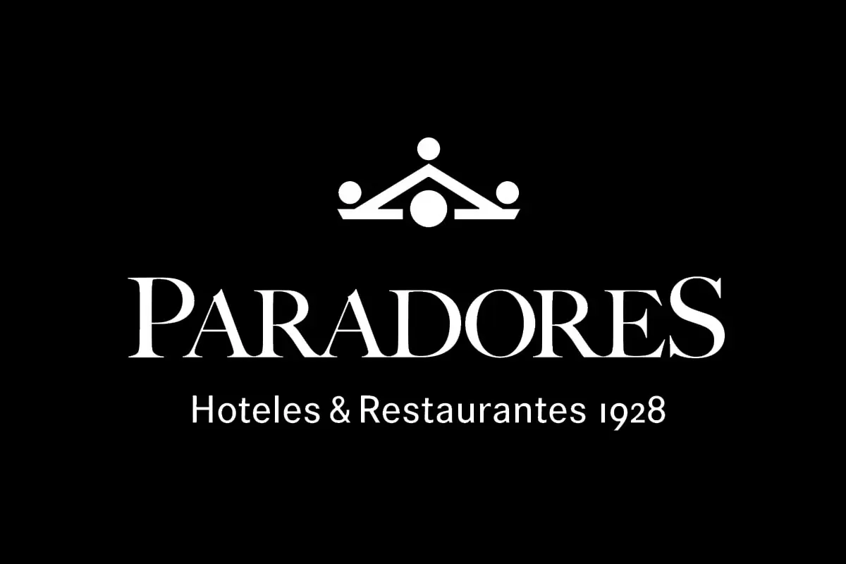Parador de Santiago酒店品牌反白LOGO
