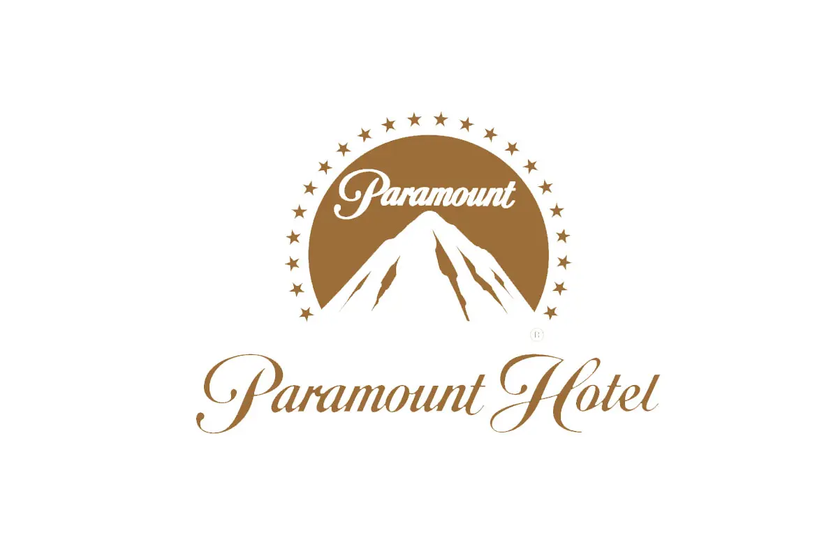 Paramount派拉蒙酒店品牌LOGO设计案例-酒店行业标志设计方案