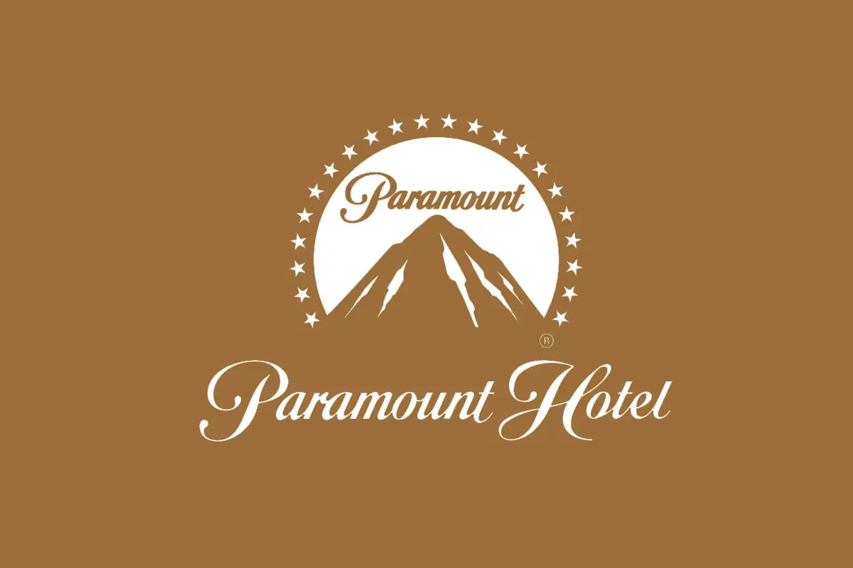 Paramount派拉蒙酒店品牌反白LOGO