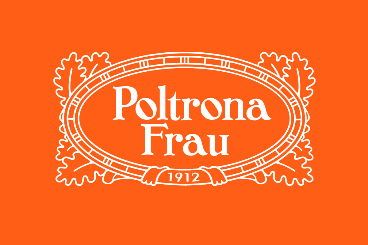 Poltrona Frau玻托那福劳反白logo