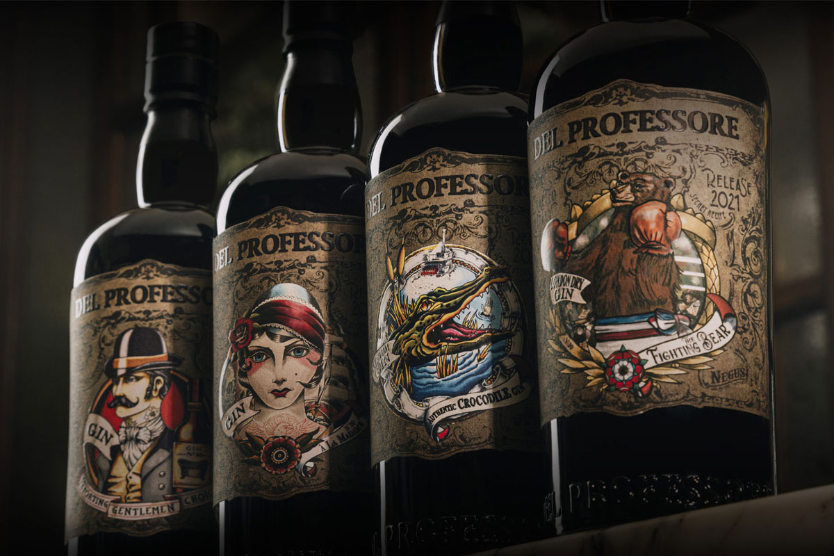 del Professore Gin包装