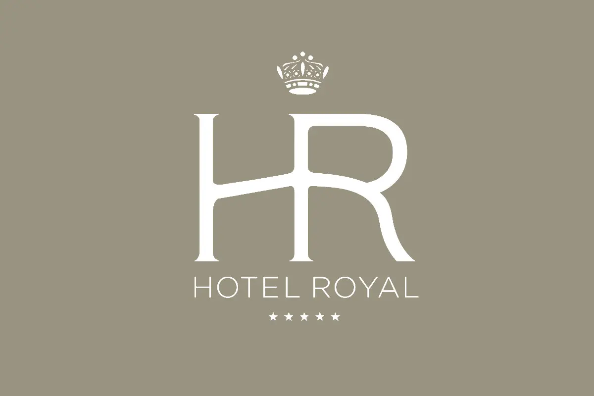 Royal Evian Resort埃维昂皇家酒店品牌反白LOGO