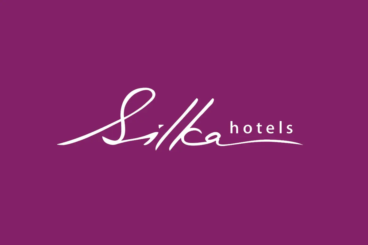Silka丝丽酒店品牌反白LOGO