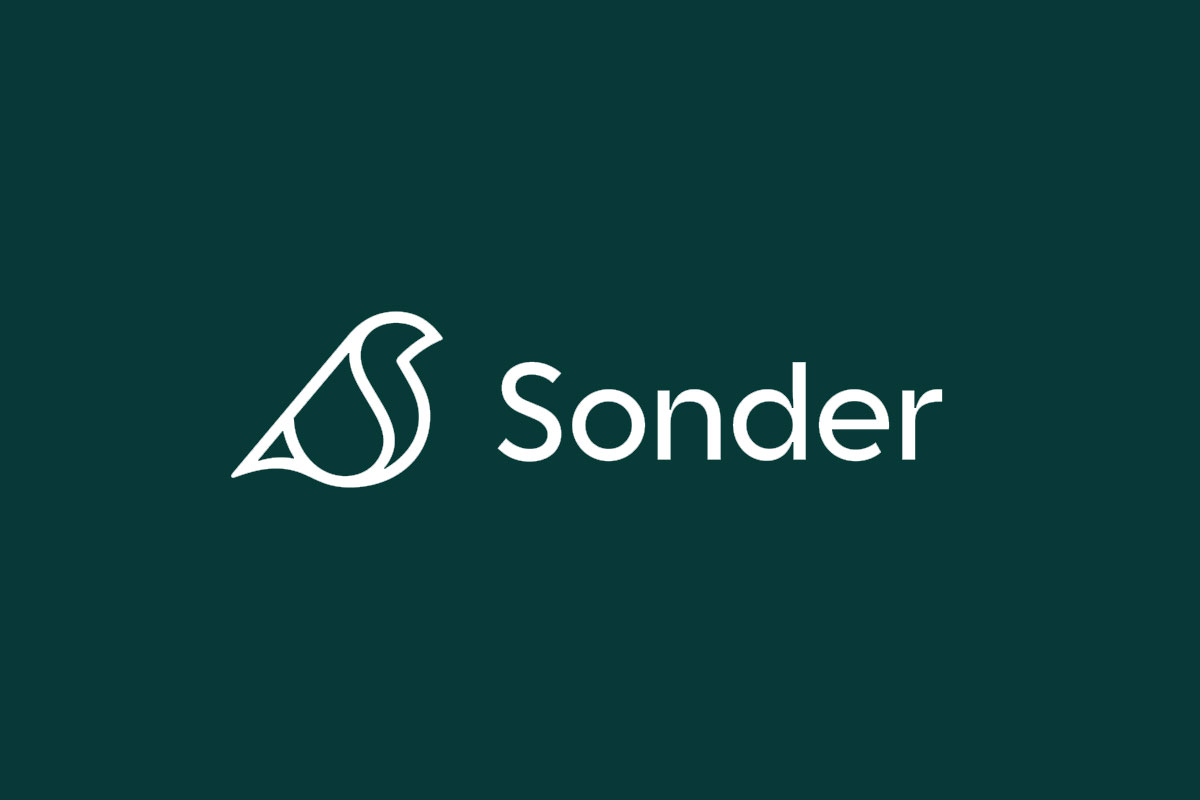 Sonder品牌反白LOGO