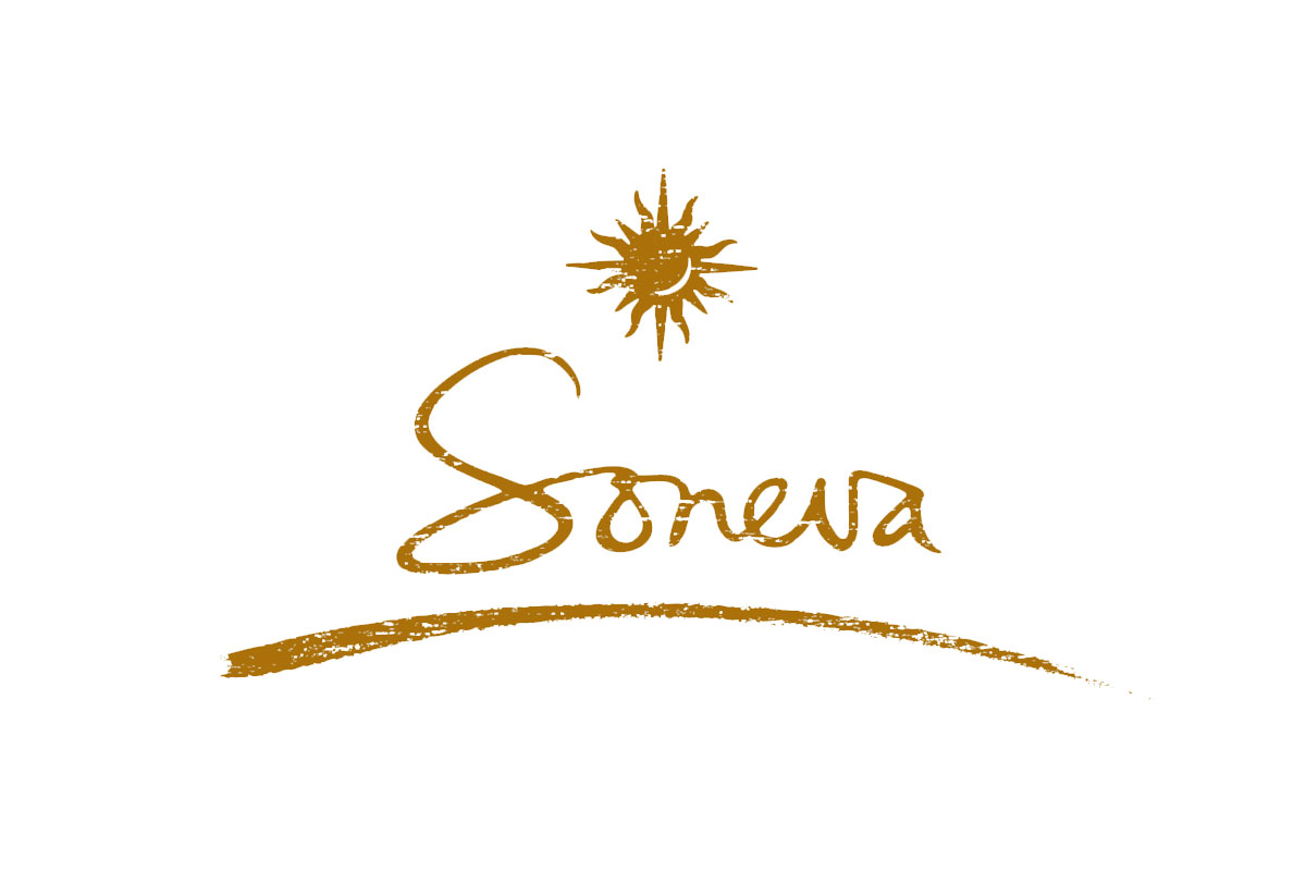 Soneva索尼娃酒店品牌LOGO设计案例-酒店行业标志设计方案