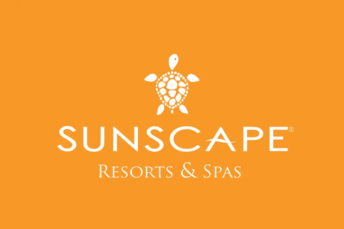 Sunscape酒店品牌反白LOGO