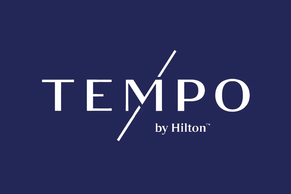 TEMPO酒店品牌反白LOGO