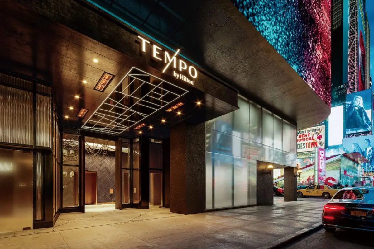 TEMPO酒店标志设计含义及酒店品牌设计理念