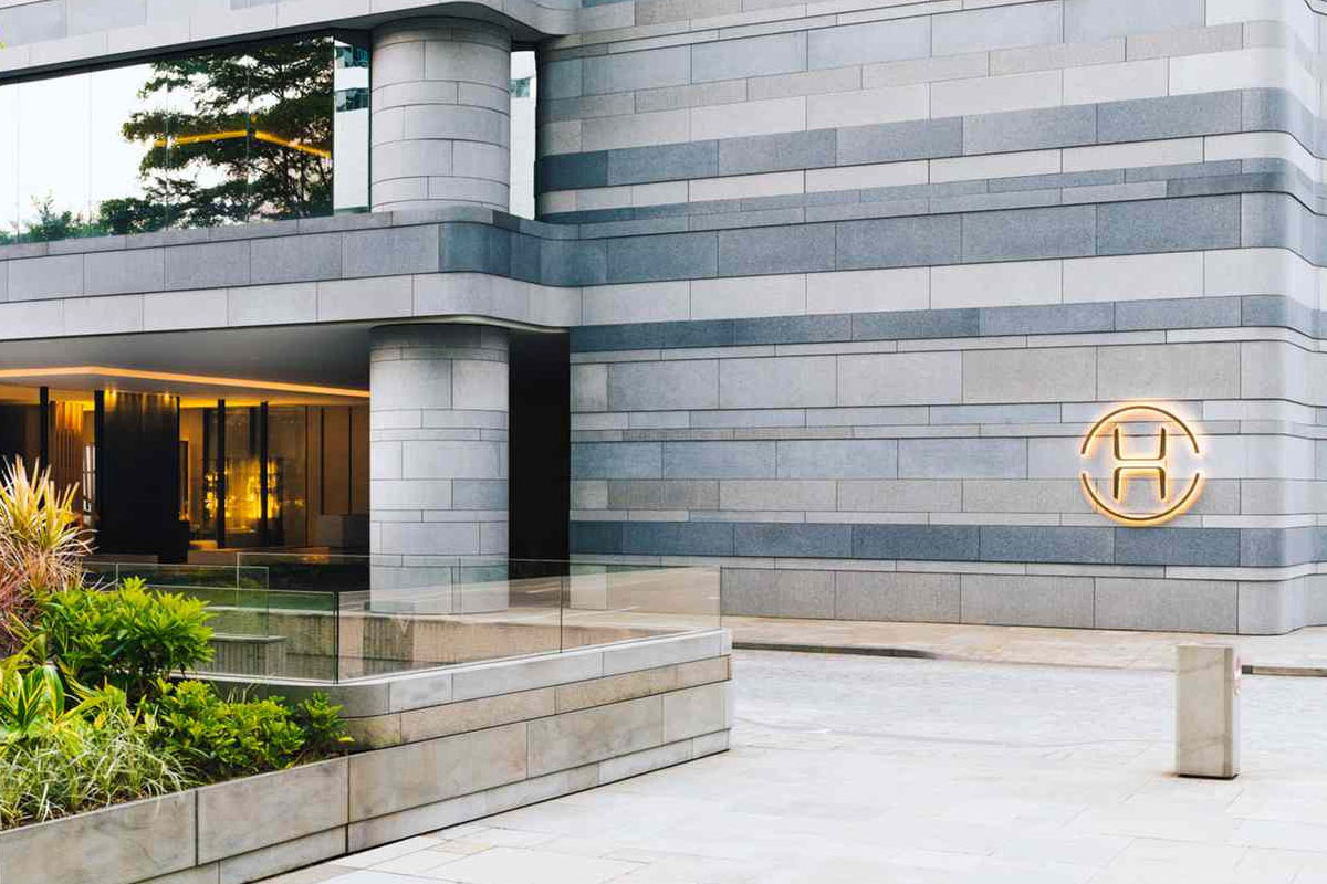 The Upper House奕居酒店标志设计含义及酒店品牌设计理念
