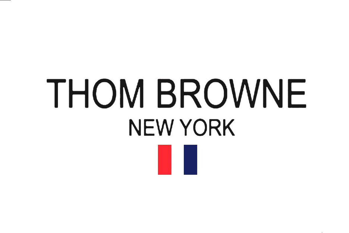 Thom Browne品牌LOGO设计案例-服装行业标志设计方案