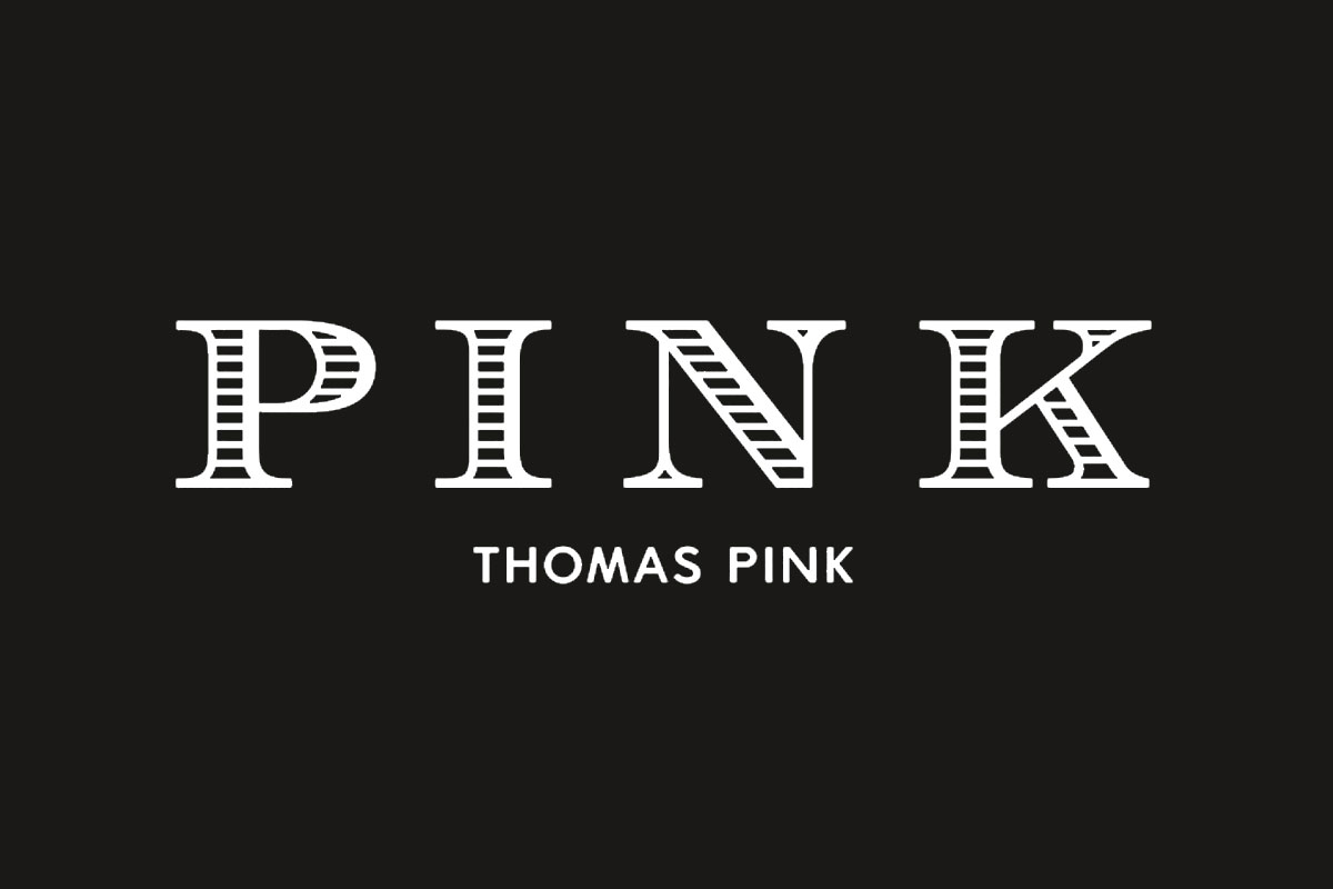 Thomas Pink品牌反白LOGO