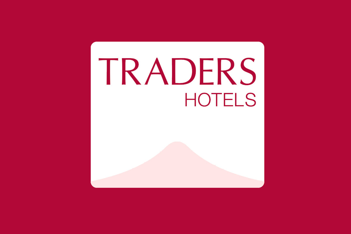 Traders酒店品牌反白LOGO