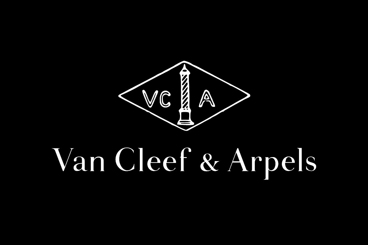 Van Cleef & Arpels梵克雅宝品牌反白LOGO
