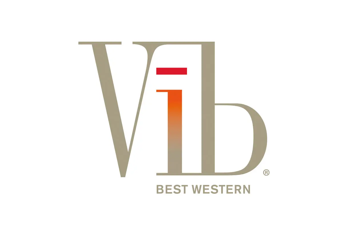 Vib酒店品牌LOGO设计案例-酒店行业标志设计方案