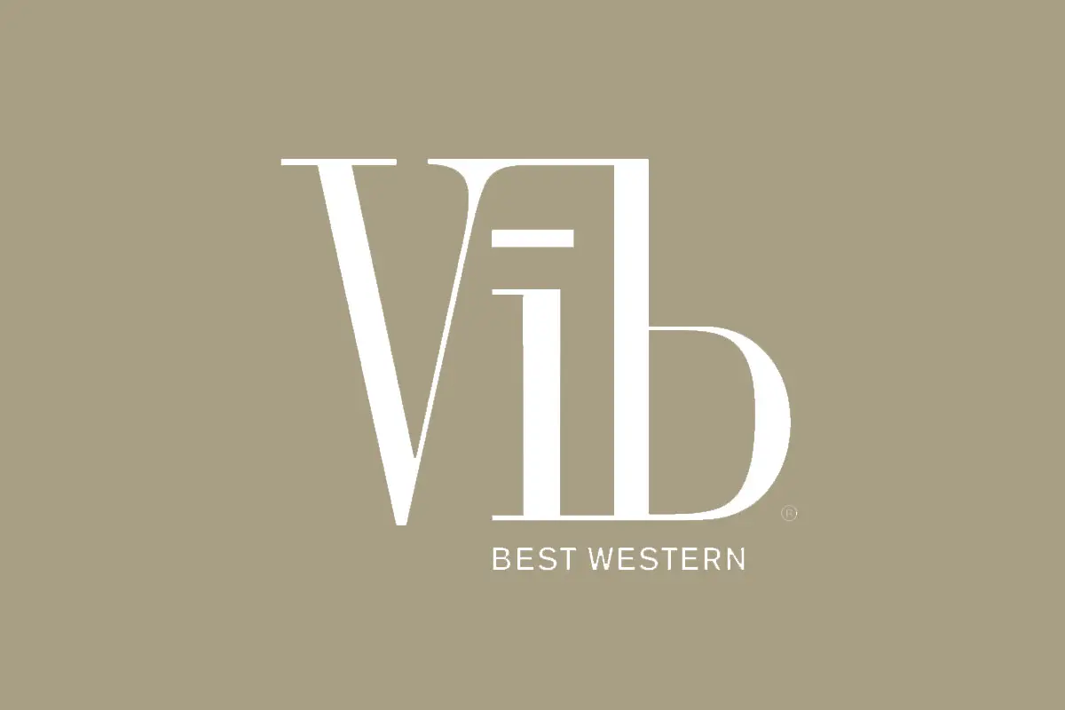 Vib酒店品牌反白LOGO