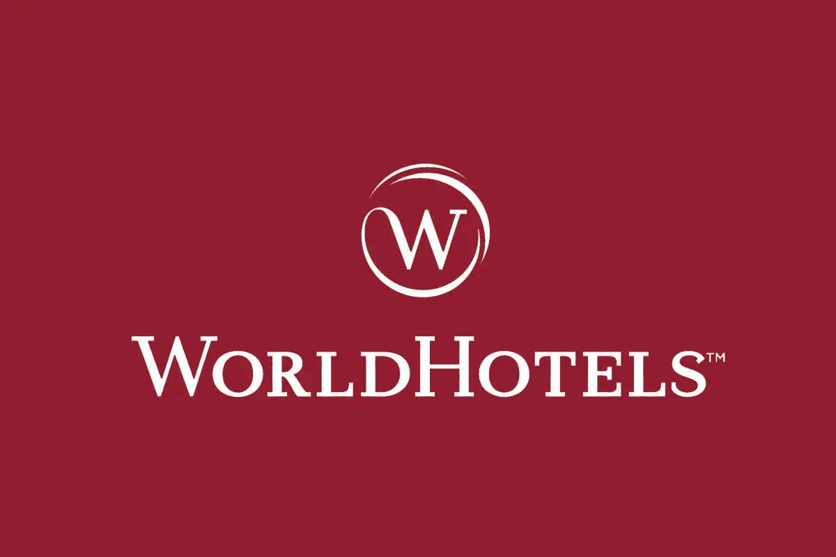 WORLDHOTELS酒店品牌反白LOGO