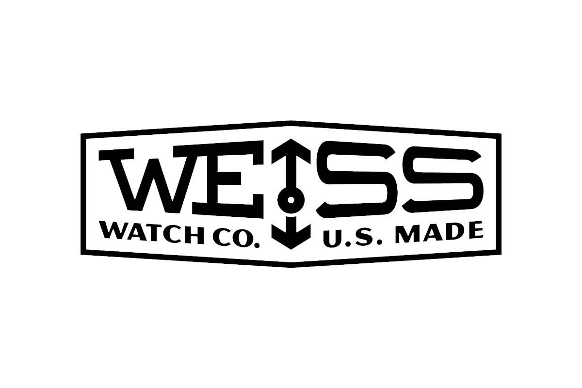 Weiss魏斯品牌LOGO设计案例-手表行业标志设计方案