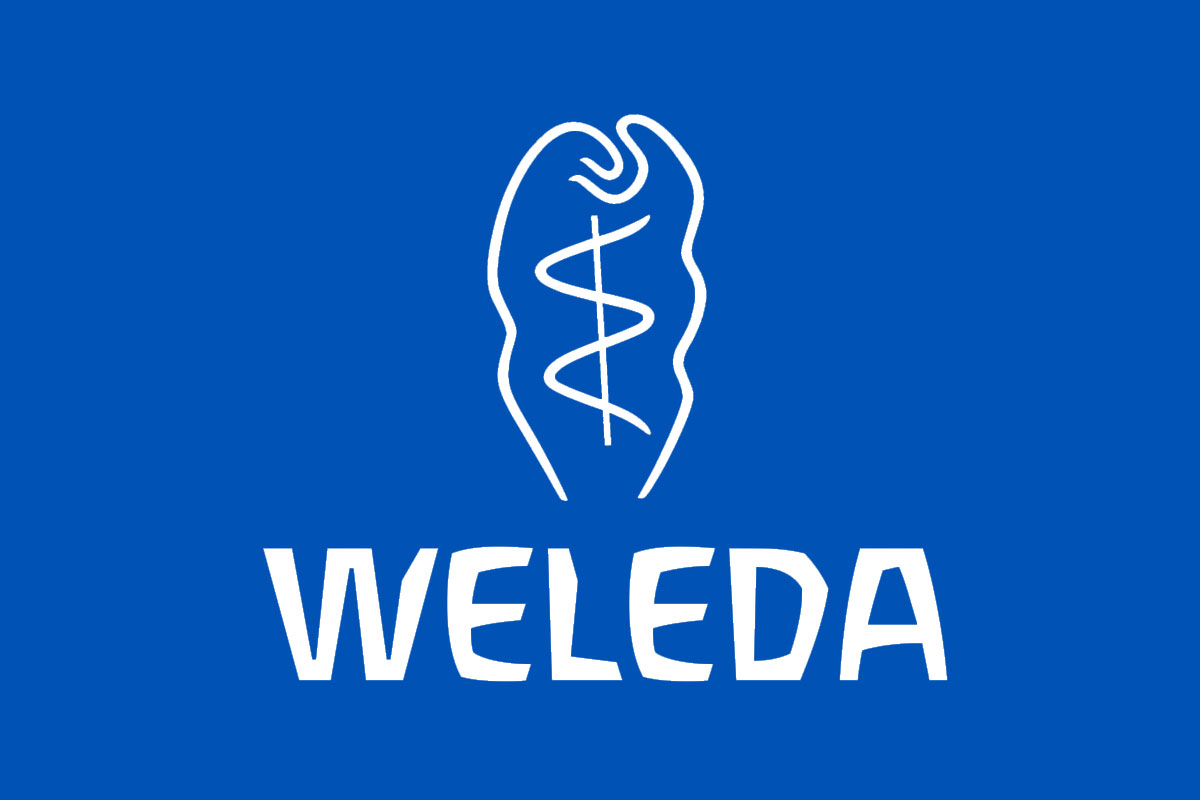 Weleda维蕾德品牌反白logo