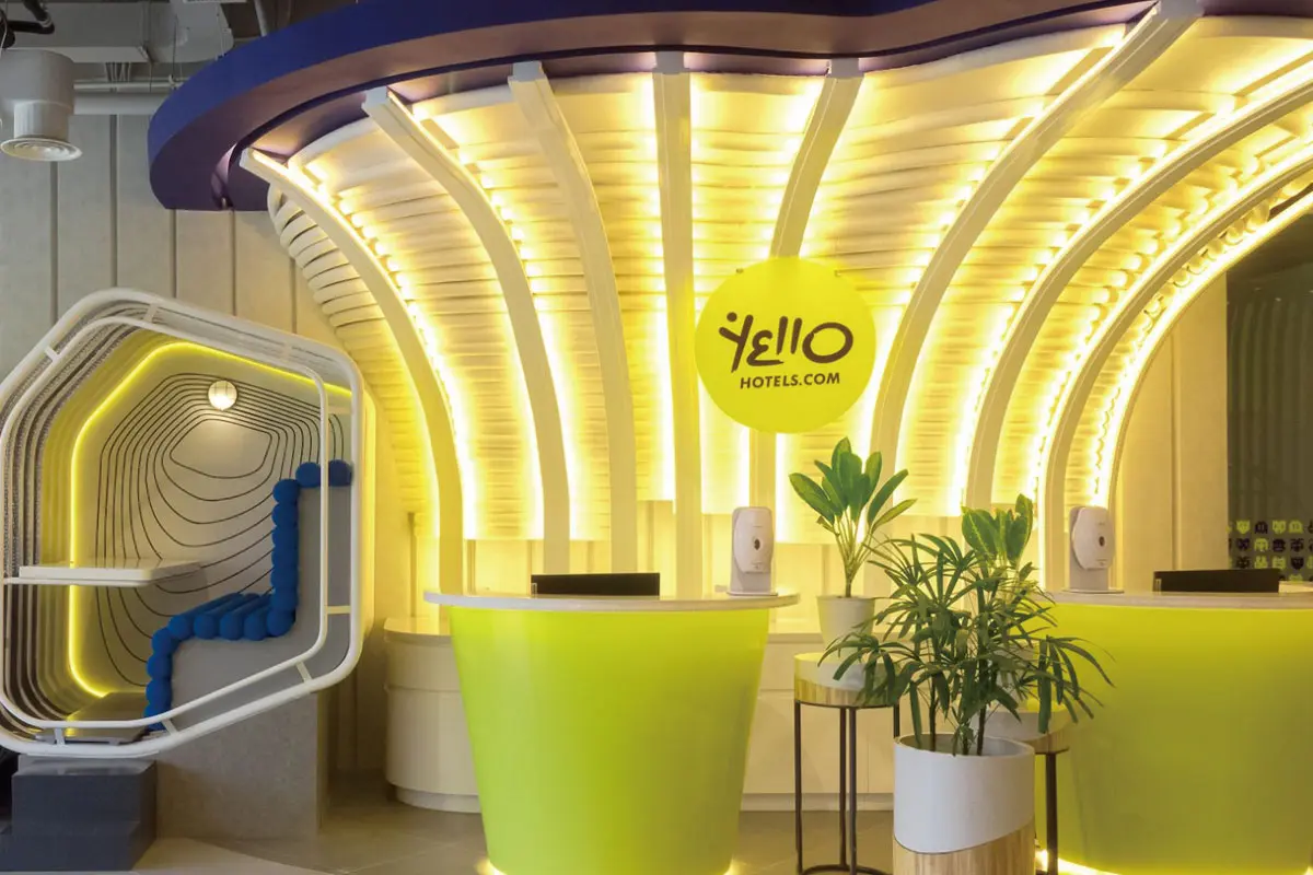 Yello Hotels也旅酒店标志设计含义及酒店品牌设计理念