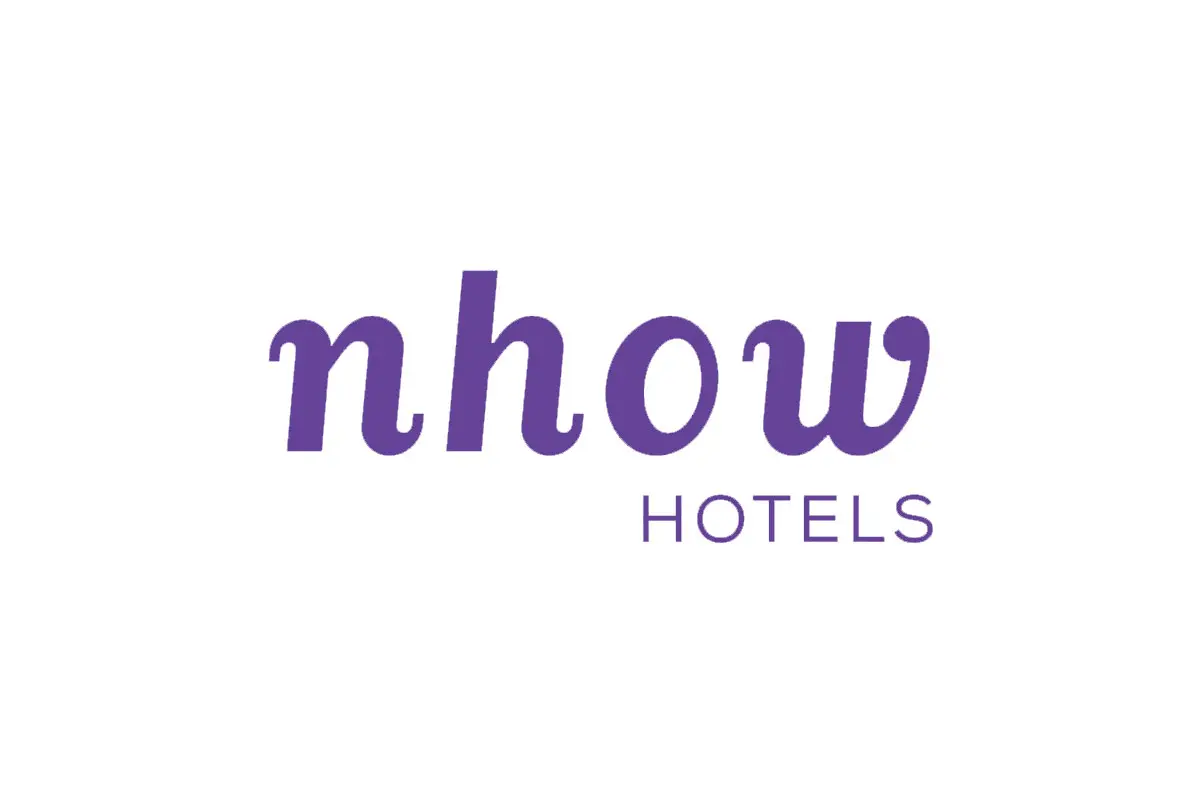 nhow诺皓酒店品牌LOGO设计案例-酒店行业标志设计方案