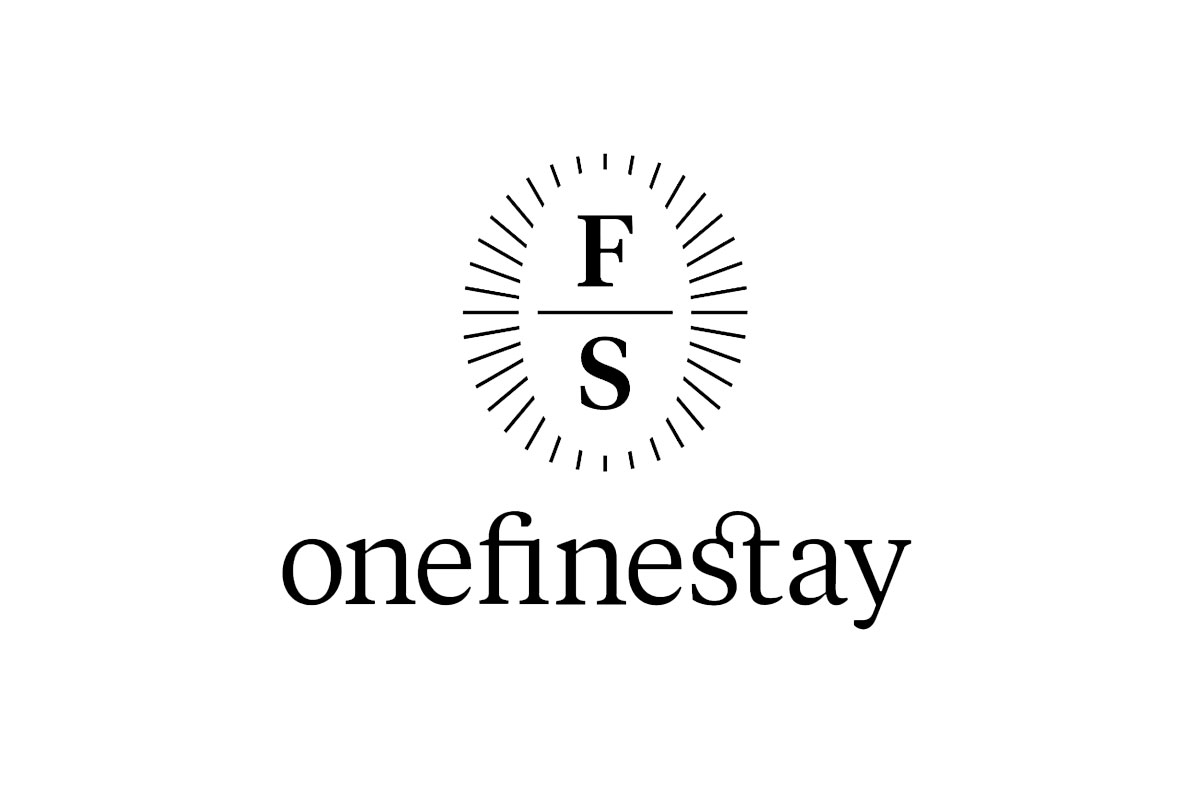 onefinestay酒店品牌LOGO设计案例-酒店行业标志设计方案