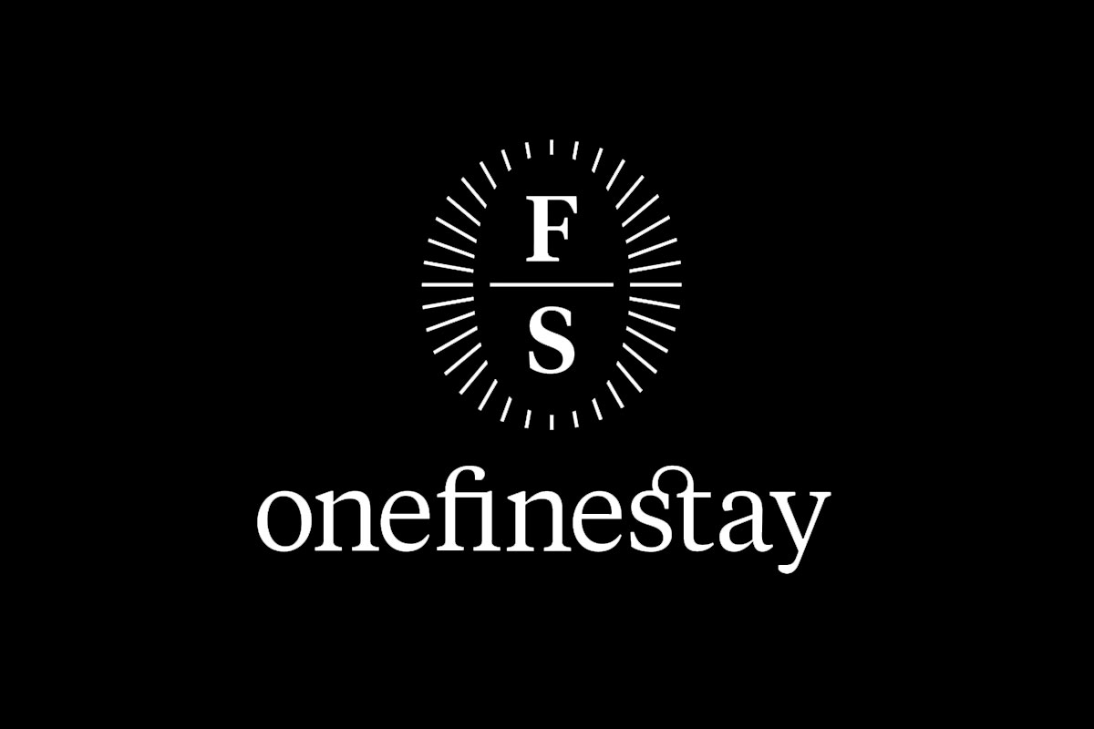 onefinestay酒店品牌反白LOGO