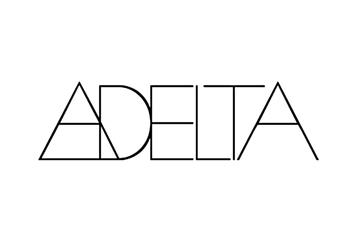 Adelta品牌LOGO设计案例-家具行业标志设计方案