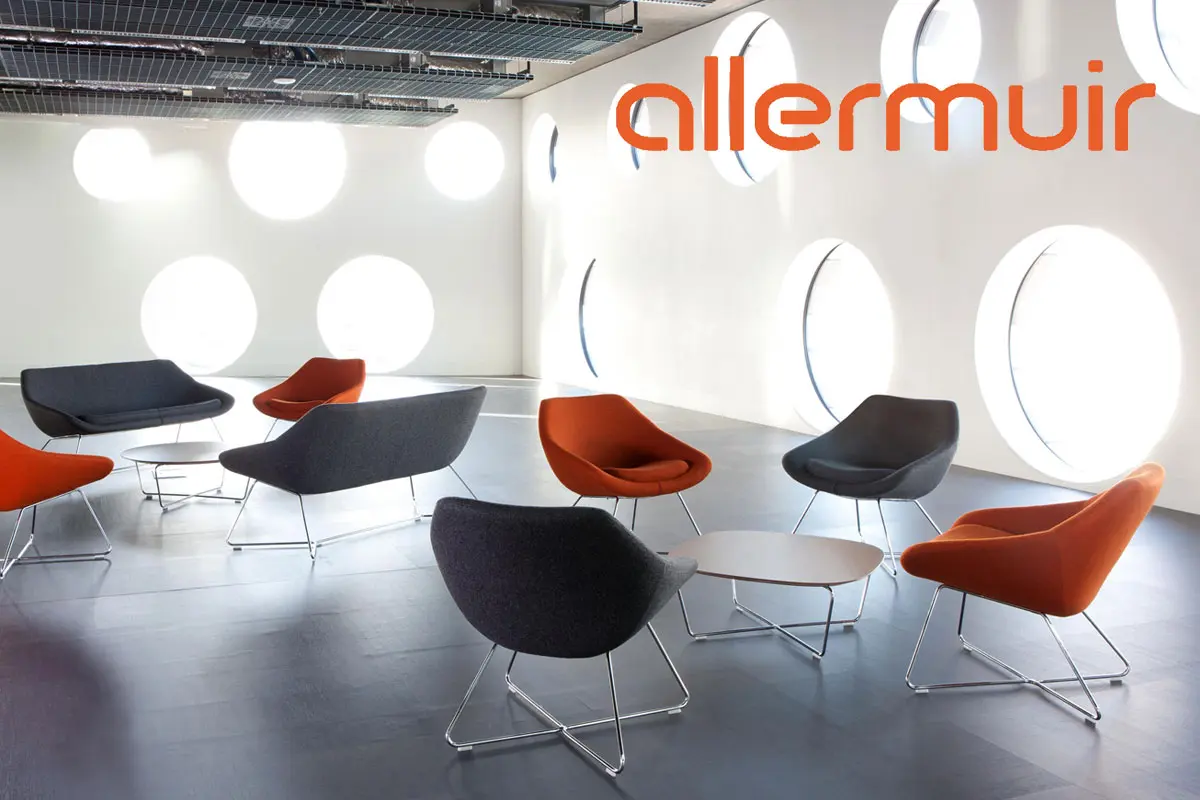 Allermuir阿勒缪尔标志设计含义及家具品牌设计理念