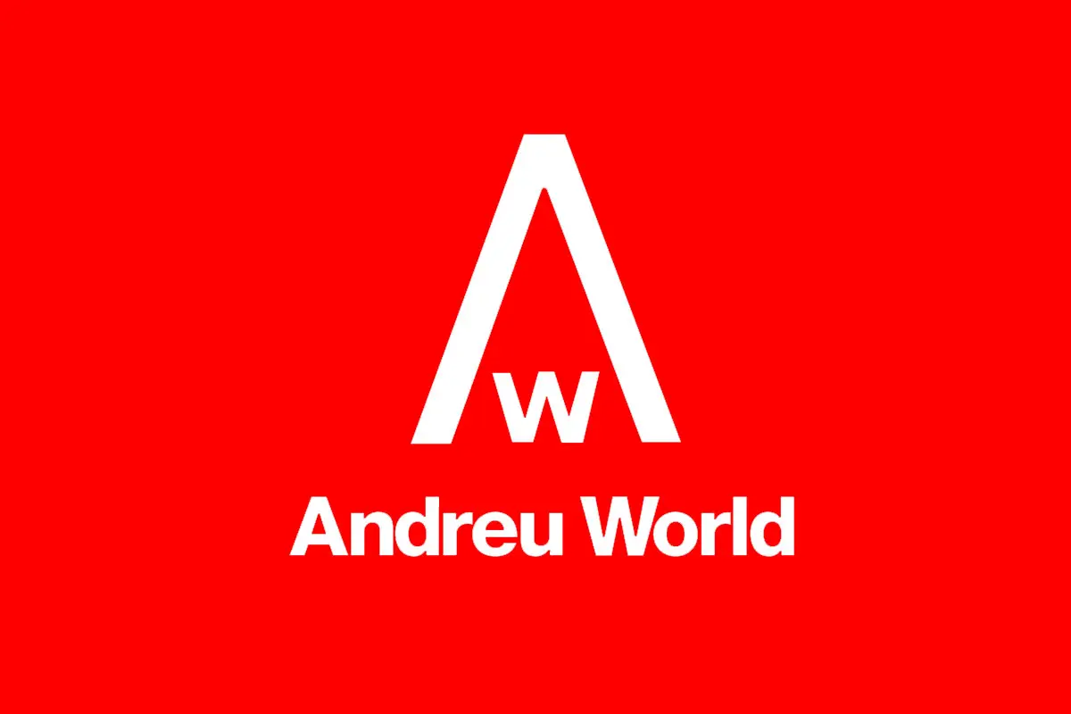 Andreu World反白LOGO