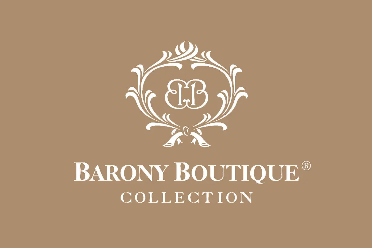 Barony Boutique珺邸酒店反白logo