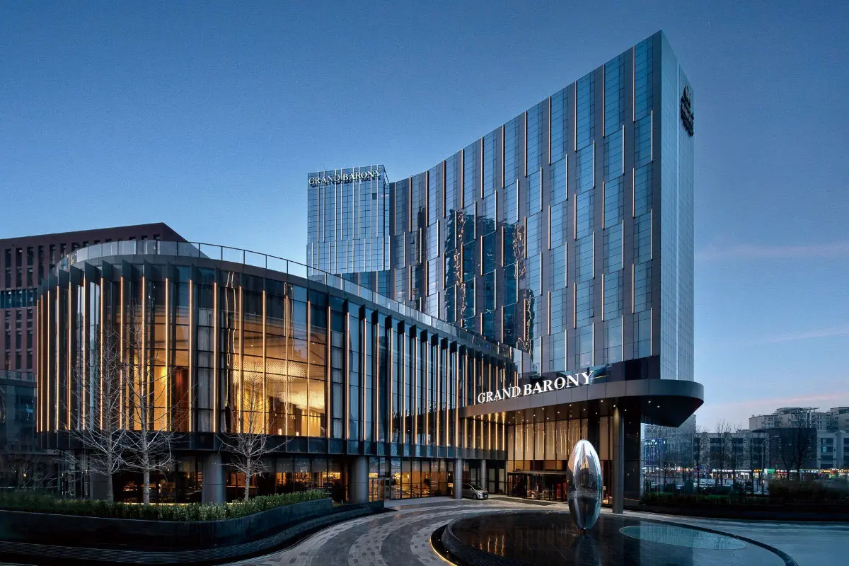 Barony Residence君廷行政公寓标志设计含义及酒店品牌设计理念