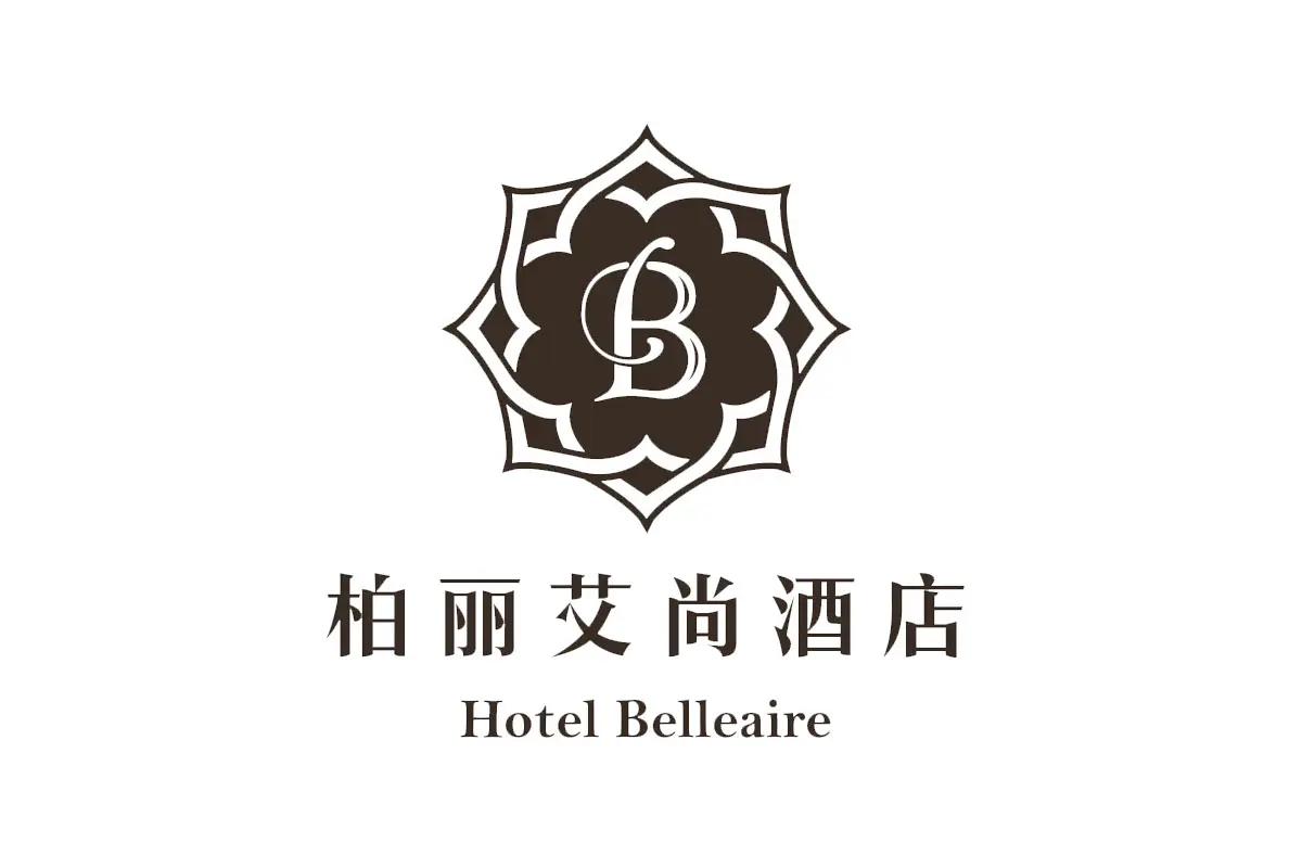 柏丽艾尚国际酒店品牌LOGO设计案例-酒店行业标志设计方案