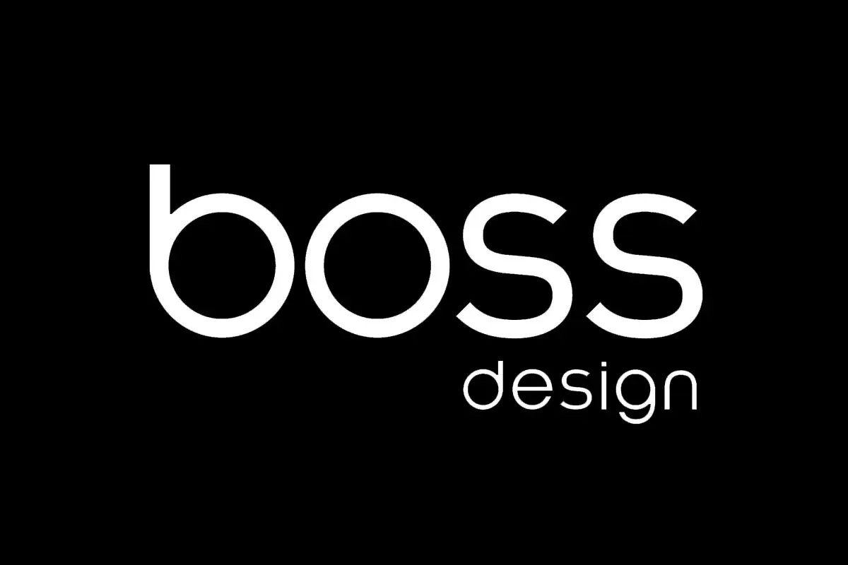 Boss Design反白LOGO