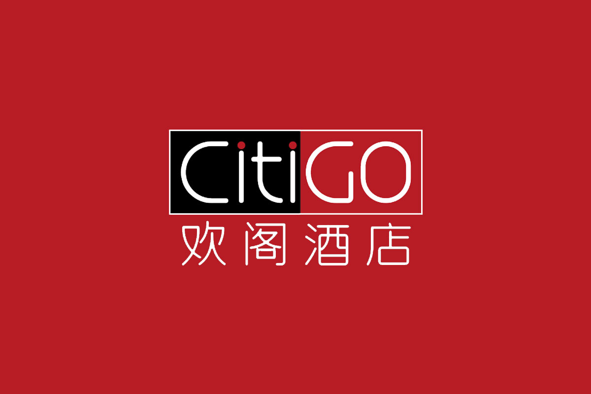 欢阁酒店反白logo