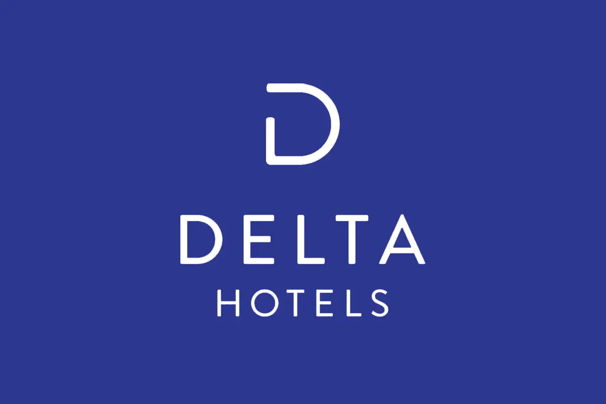 DELTA德尔塔酒店品牌反白LOGO