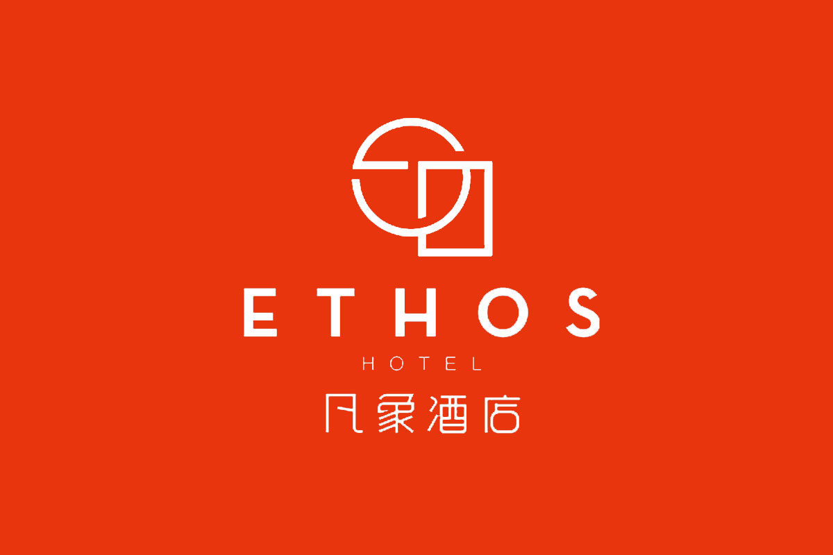 凡象酒店反白logo