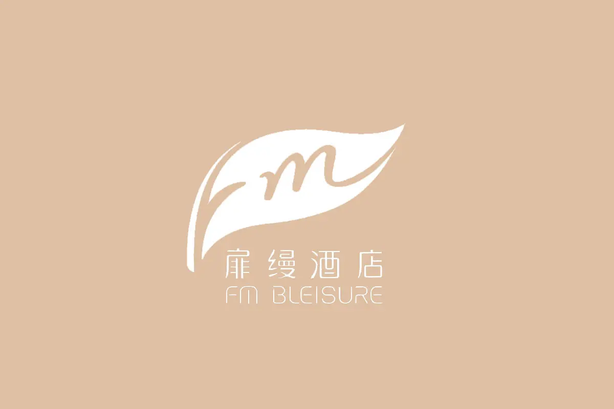 扉漫酒店品牌反白LOGO