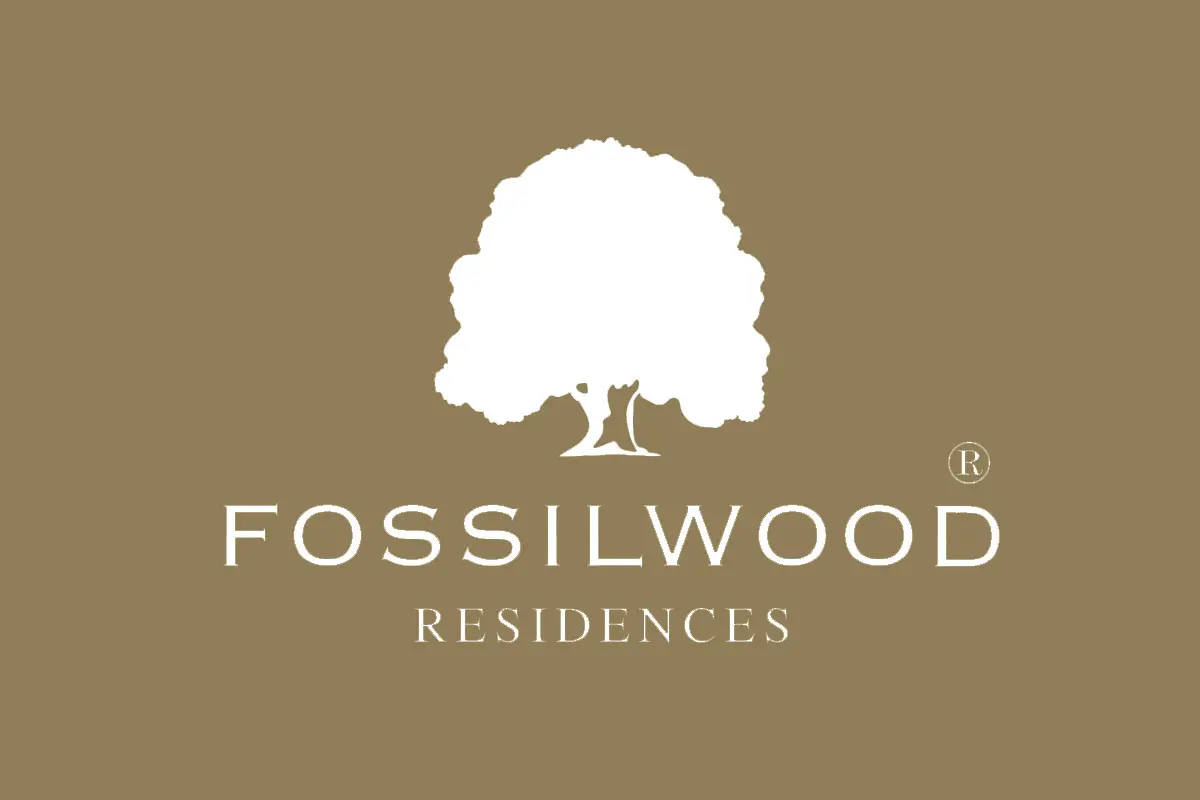 Fossilwood富喜坞酒店反白logo
