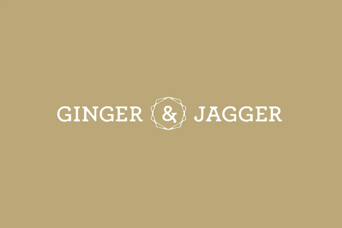 GINGER＆JAGGER反白logo