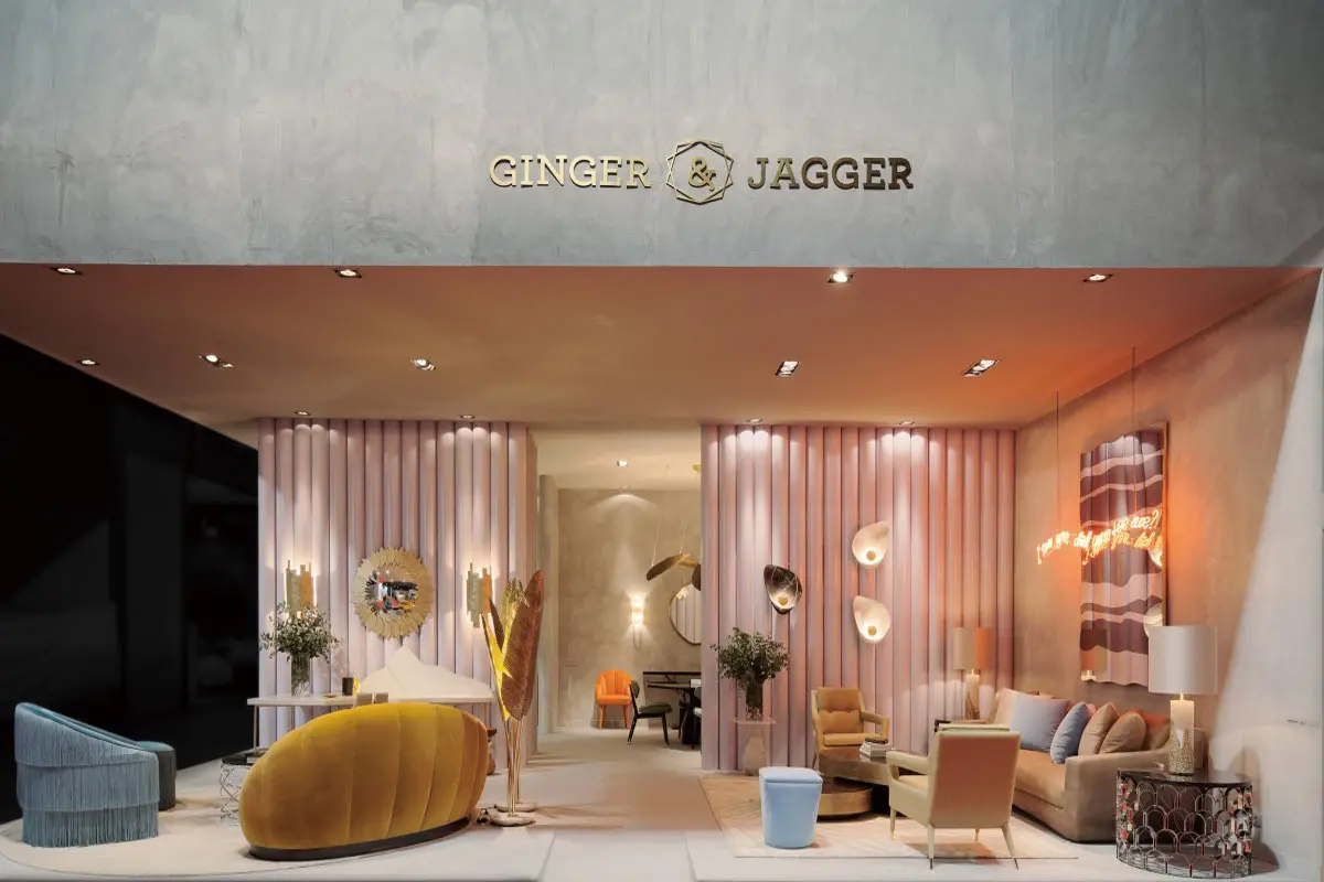GINGER＆JAGGER标志设计含义及家具品牌设计理念