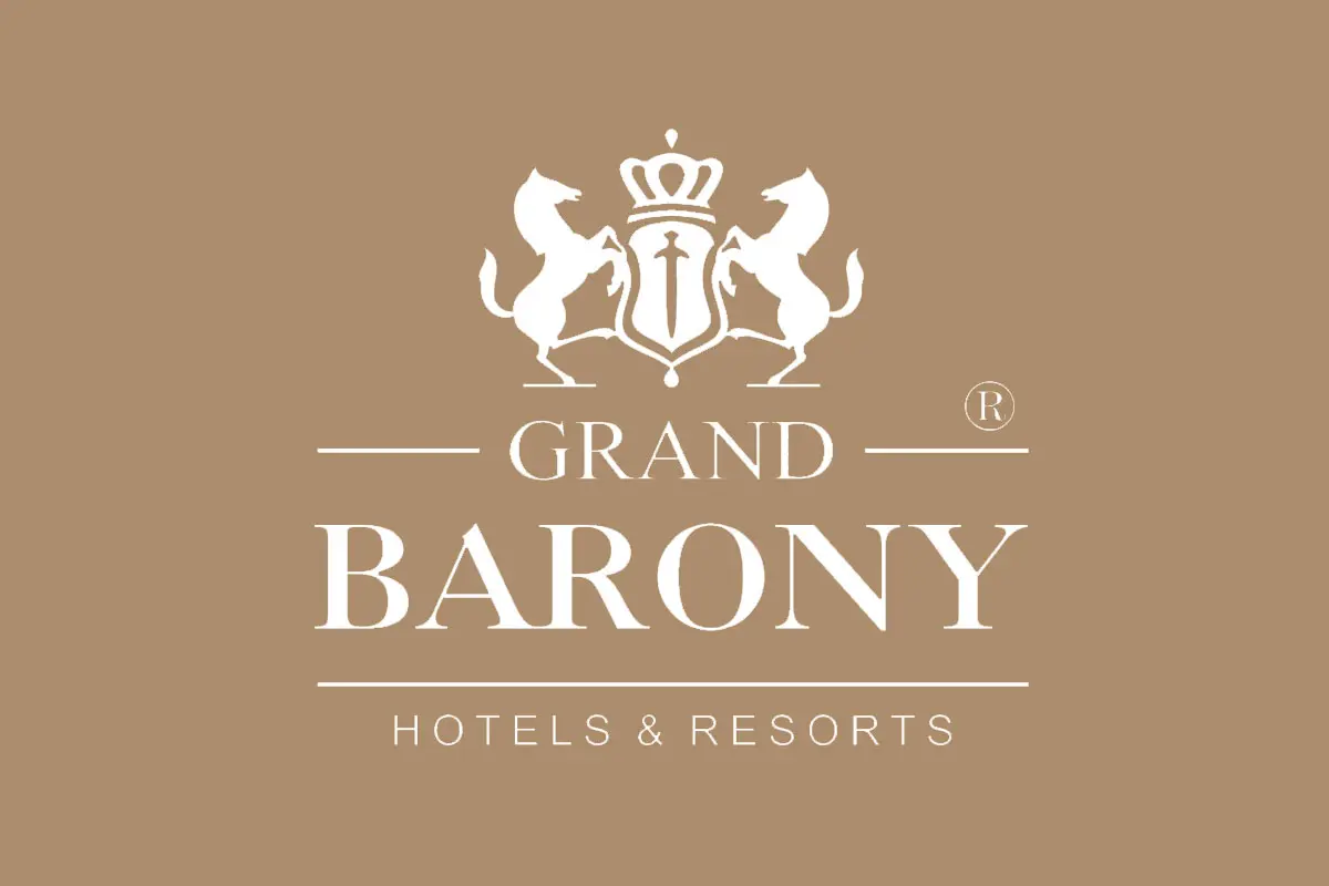 Grand Barony君廷酒店反白logo