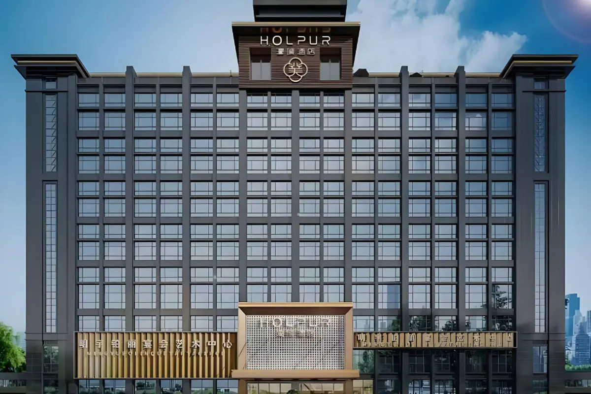 濠璞酒店标志设计含义及酒店品牌设计理念