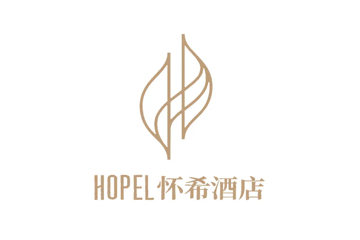 怀希酒店品牌LOGO设计案例-酒店行业标志设计方案